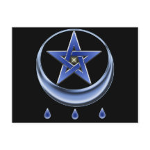 Symbool en Briefkaart van het pentagram