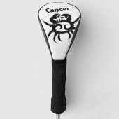 Symbool en teken van de dierentuin van kanker golfheadcover (Voorkant)