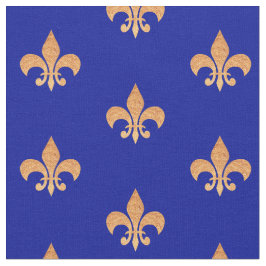 Symbool Fleur de lis - heraldische koninklijke lib Stof