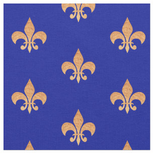 Symbool Fleur de lis - heraldische koninklijke lib Stof