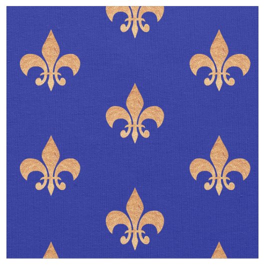 Symbool Fleur de lis - heraldische koninklijke lib Stof (Close Up)
