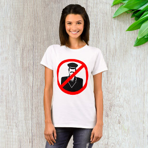 Symbool Geen Chauffeur Toegestaan Funny Waarschuwi T-shirt