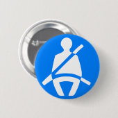 Symbool gordel ronde button 5,7 cm (Voorkant /achterkant)