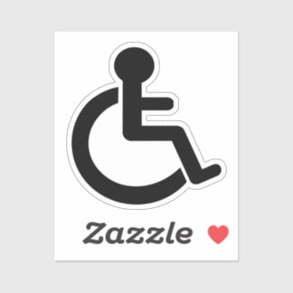 Symbool handicap sticker