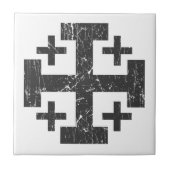 symbool Jerusalem P Tegeltje (Voorkant)