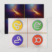 Symbool Kaarten voor Tarot verbetering en verduide (Voorkant / Achterkant)