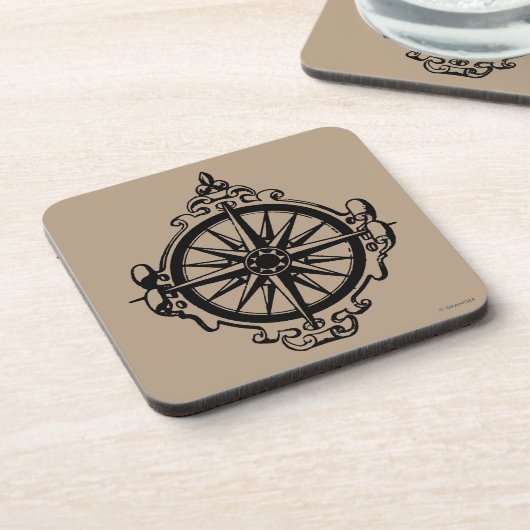 Symbool: Kompas Drankjes Onderzetter (Linkerzijde)