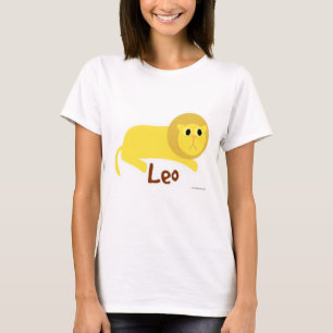 Symbool Leo Cute Lion Astrology T-shirt