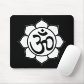 Symbool Lotus Flower Aum Muismat (Met muis)