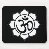 Symbool Lotus Flower Aum Muismat (Voorkant)