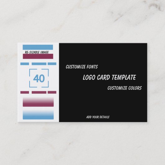 Symbool Luchtvaartkaart Luchtruimklasse Drone Visitekaartje (Voorkant)