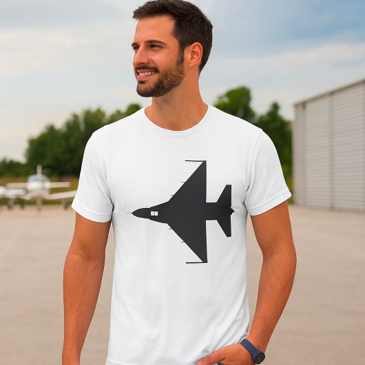 Symbool Mannen T-shirt van het vliegtuig