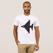 Symbool Mannen T-shirt van het vliegtuig (Voorkant volledig)