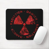 Symbool Mousepad, vervormd rood Muismat (Met muis)