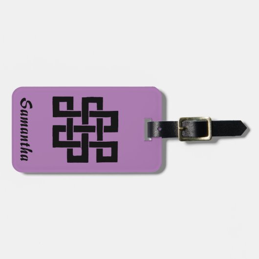 Symbool: Nade-Takara-Nusubi Bagagelabel (Voorkant horizontaal)