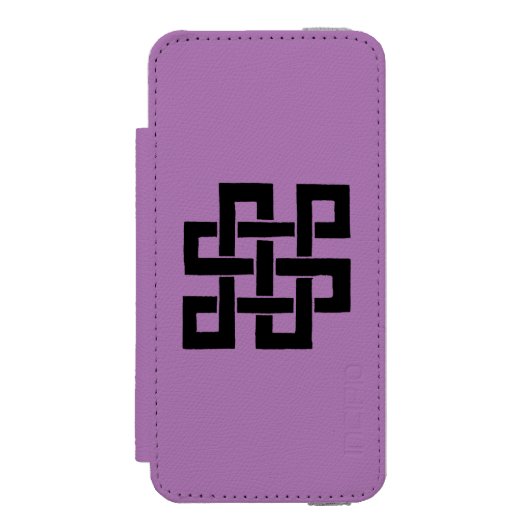 Symbool: Nade-Takara-Nusubi Incipio iPhone Portemonnee Hoesje (Voorkant Agenda)