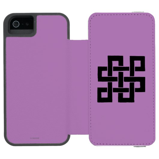 Symbool: Nade-Takara-Nusubi Incipio iPhone Portemonnee Hoesje (Agenda Open)