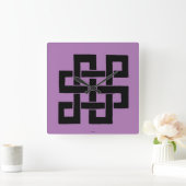 Symbool: Nade-Takara-Nusubi Vierkante Klok (Huis)