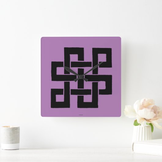 Symbool: Nade-Takara-Nusubi Vierkante Klok (Huis)