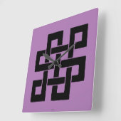 Symbool: Nade-Takara-Nusubi Vierkante Klok (Hoek)