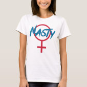 Symbool Nasty Woman Venus T-shirt (Voorkant)