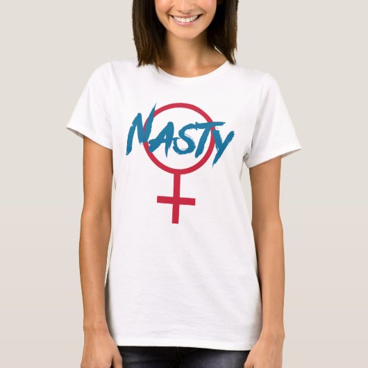 Symbool Nasty Woman Venus T-shirt (Voorkant)