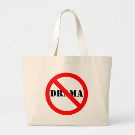  symbool "Nee" Grote Tote Bag
