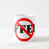  symbool "Nee" Koffiemok (Center)