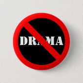  symbool "Nee" Ronde Button 5,7 Cm (Voorkant)