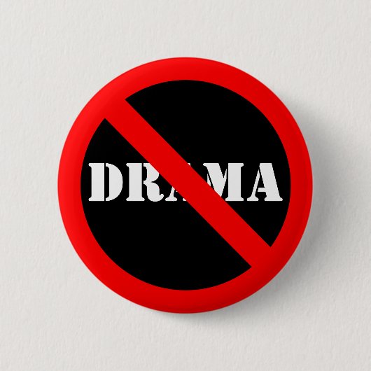  symbool "Nee" Ronde Button 5,7 Cm (Voorkant)