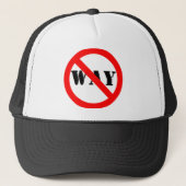 symbool "Nee" Trucker Pet (Voorkant)