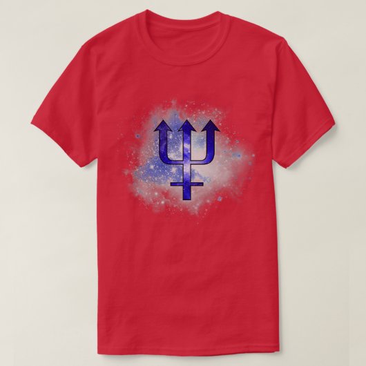 Symbool Neptune Alchemy T-shirt (Design voorkant)