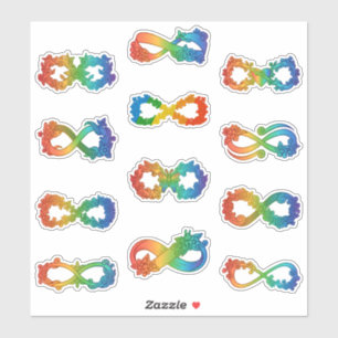 Symbool Neurodiversity Infinity Sticker