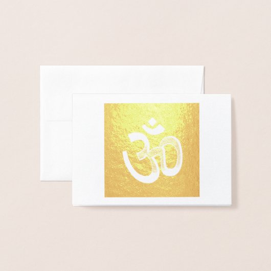 Symbool OM Persoonlijke Uitdrukking Folie Kaarten (Voorkant met envelop)