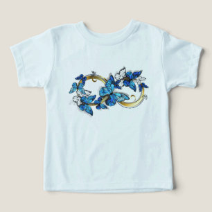 Symbool oneindigheid van Blauwe Morpho Vlinders