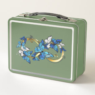 Symbool oneindigheid van Blauwe Morpho Vlinders
