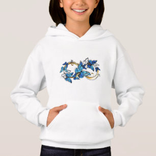 Symbool oneindigheid van blauwe Morpho vlinders