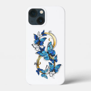 Symbool oneindigheid van blauwe Morpho vlinders Case-Mate iPhone Case