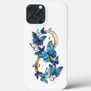 Symbool oneindigheid van Blauwe Morpho Vlinders Case-Mate iPhone Case