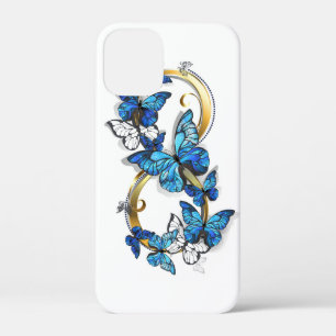 Symbool oneindigheid van blauwe Morpho vlinders Case-Mate iPhone Case