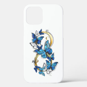 Symbool oneindigheid van blauwe Morpho vlinders Case-Mate iPhone Case