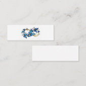 Symbool oneindigheid van Blauwe Morpho Vlinders Contactkaartje (Voorkant / Achterkant)