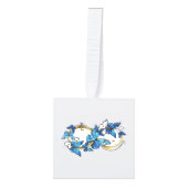 Symbool oneindigheid van Blauwe Morpho Vlinders Decoratie (Voorkant)