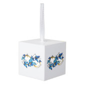 Symbool oneindigheid van Blauwe Morpho Vlinders Decoratie (Achter hoekig)