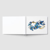 Symbool oneindigheid van Blauwe Morpho Vlinders Gastenboek (Volledig)