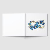 Symbool oneindigheid van Blauwe Morpho Vlinders Gastenboek (Volledig)