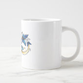Symbool oneindigheid van blauwe Morpho vlinders Grote Koffiekop (Rechts)