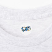 Symbool oneindigheid van Blauwe Morpho Vlinders Labels (Aangebracht)
