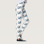 Symbool oneindigheid van blauwe Morpho vlinders Leggings (Rechts)