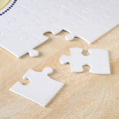 Symbool oneindigheid van Blauwe Morpho Vlinders Legpuzzel (Zijkant)